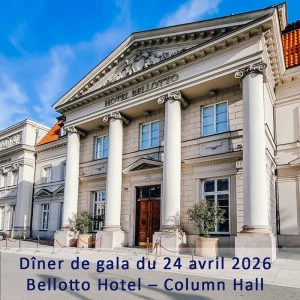 Dîner de gala du 24 avril 2026 - Accompagnants